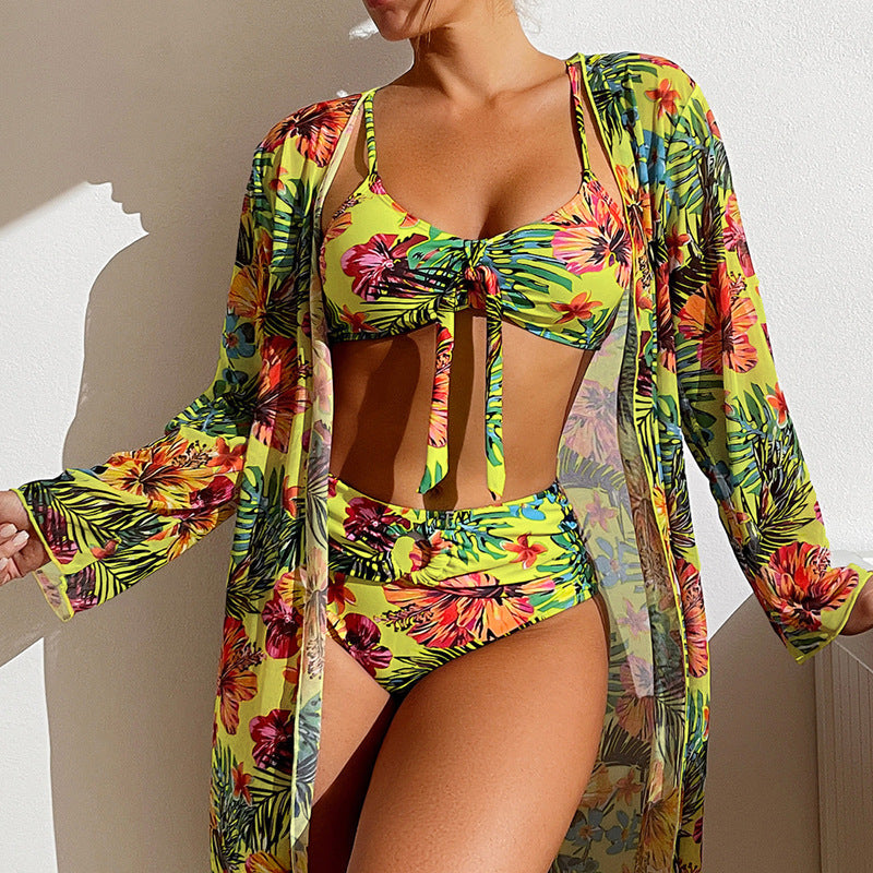 Blusa floral de manga larga para mujer estilo bohemio