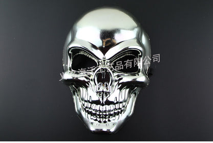 Masque d'horreur d'Halloween, crâne électrolytique, masque drôle