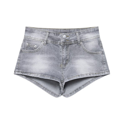 Women Fashion Sexy Low Waist Denim Shorts