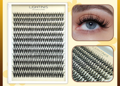 Faux cils épais et naturels pour femmes, fabriqués en fibres de haute qualité