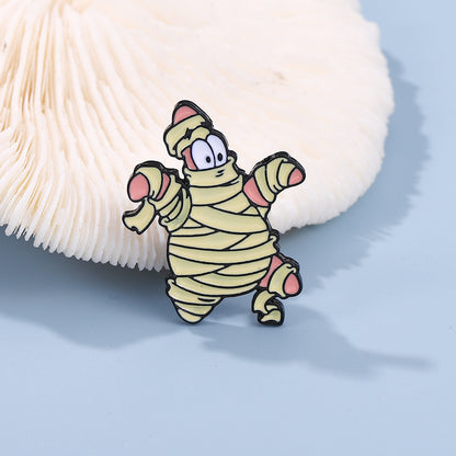 Halloween Cartoon Cute Animal Paint Brooch