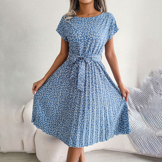 Vestido casual con estampado floral para mujer