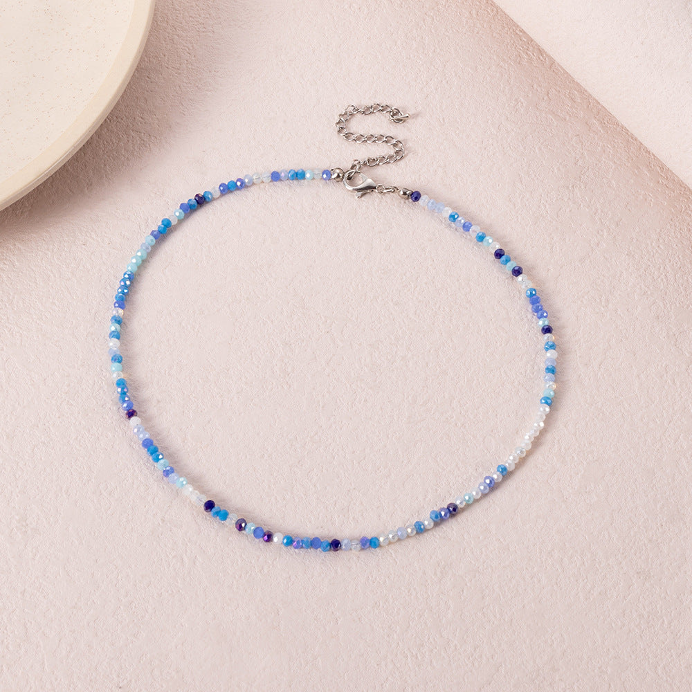 Bohemian Handmade Multicolor Rice Beaded Necklace