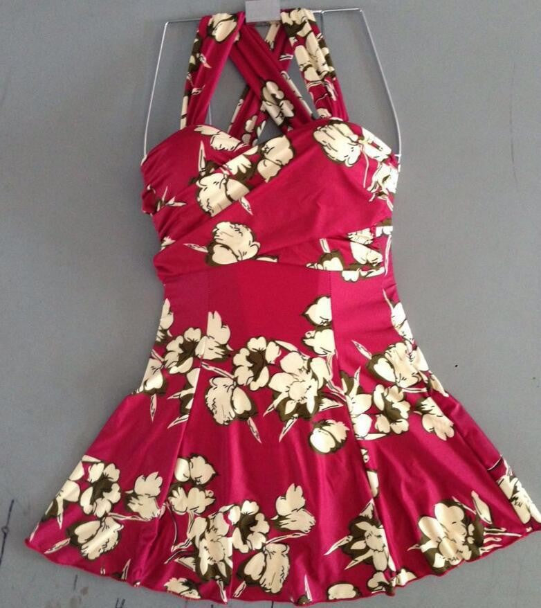Maillot de bain une pièce sexy à imprimé floral pour femme