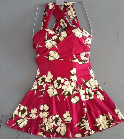 Maillot de bain une pièce sexy à imprimé floral pour femme