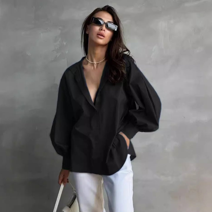 Blusa de algodón
