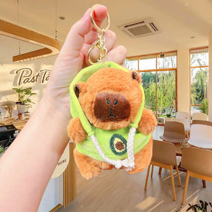 Cute Cartoon Plush Guinea Pig Keychain Bag Pendant Lovable Wind Style