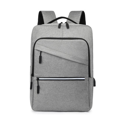 Men's Casual Commuter Solid Color Oxford Backpack