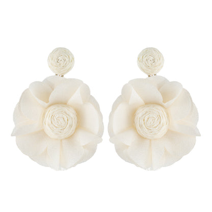 Bohemian Holiday Multicolor Floral Earrings