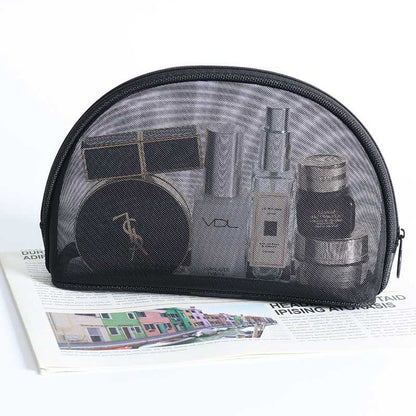 Bolsa de cosméticos transparente de gran capacidad