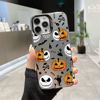 Women Cartoon Halloween Pumpkin Ghost Skull Apple Phone Case