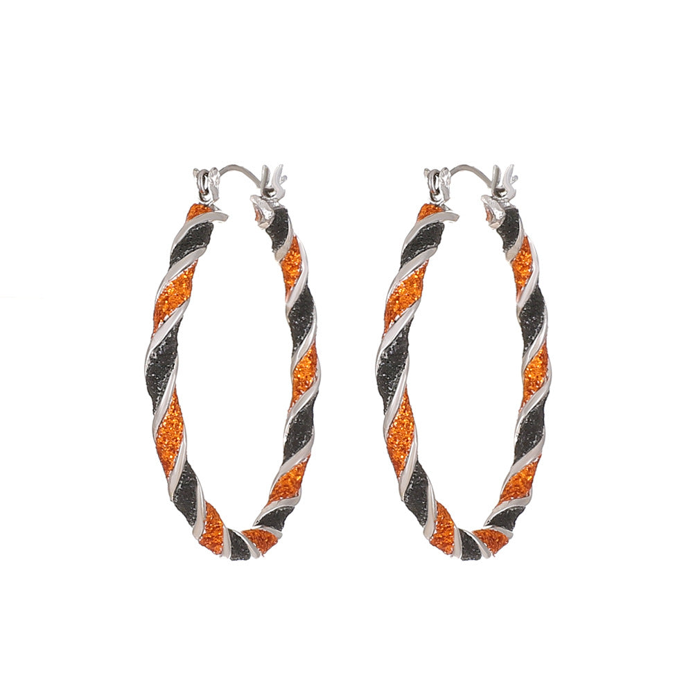 Pendientes de calabaza, araña, murciélago y demonio para mujer