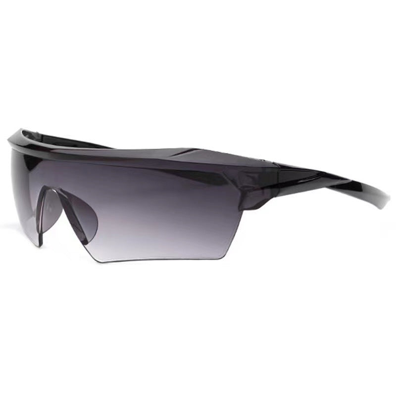 Y2K Half-Frame Sunglasses in Trendy Colors