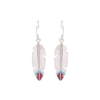 Boucles d'oreilles à pompons créatives de style ethnique bohème rétro