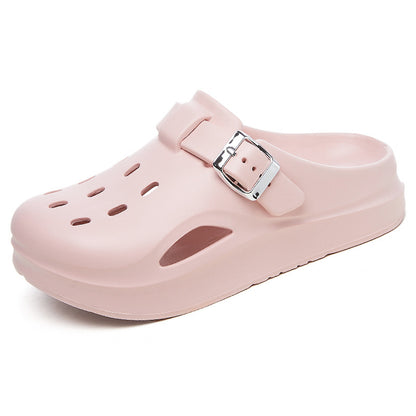 Zapatillas informales con suela gruesa y antideslizantes para mujer