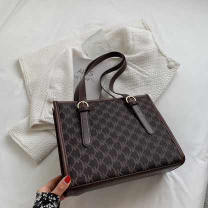 Fashion Women Large Capacity Letter Printed Tote Bag