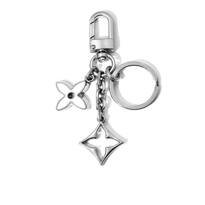 Women Fashion Four Leaf Clover Metal Pendant Keychain Alloy Leisure Style