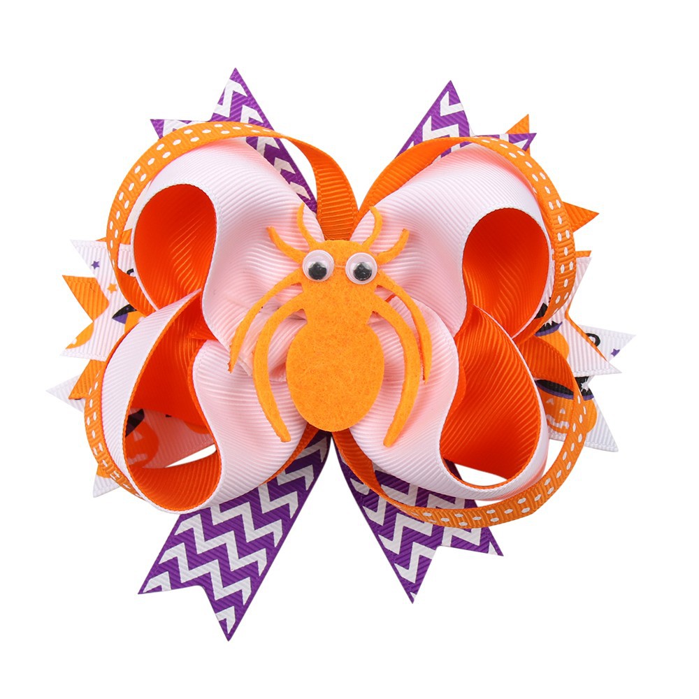 Children Kids Baby Halloween Fabric Hairclip Accessory
