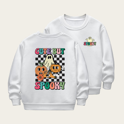 Kids Toddler Boys Girls Casual Halloween Print Fleece Sweatshirt
