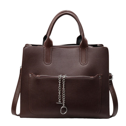 Commuting Casual Large Capacity Contrast Color Tote