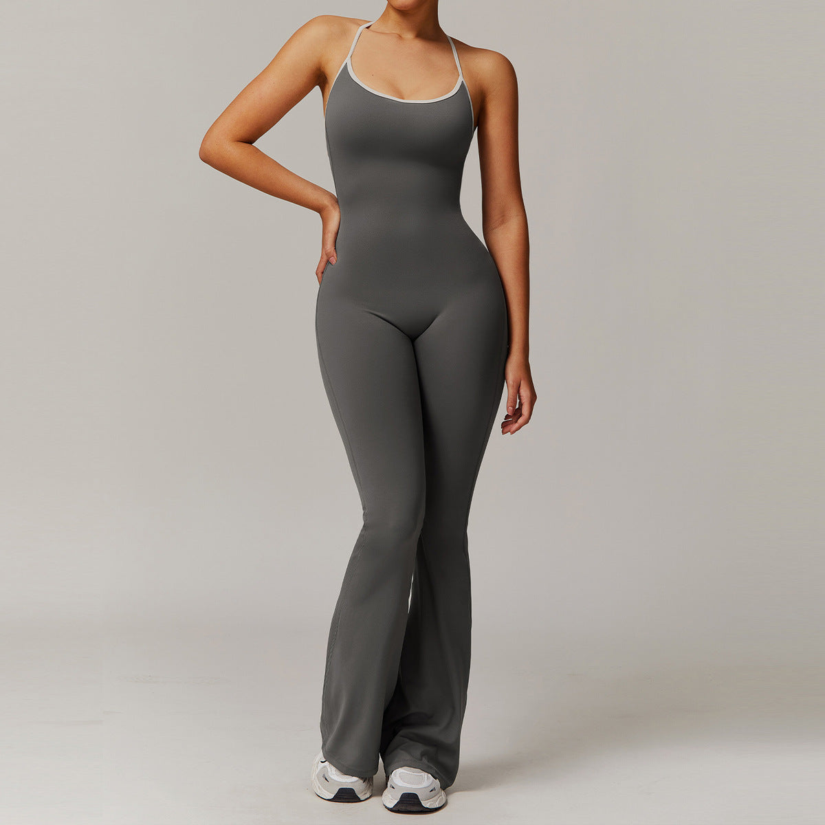 Women Yoga Fashion Backless Sports Jumpsuits