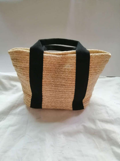 Summer Vacation Basket Straw Woven Tote Bag