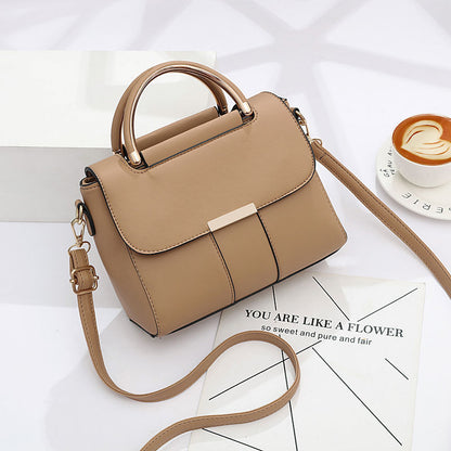 Bolso de mano sencillo de color liso y estilo casual para mujer