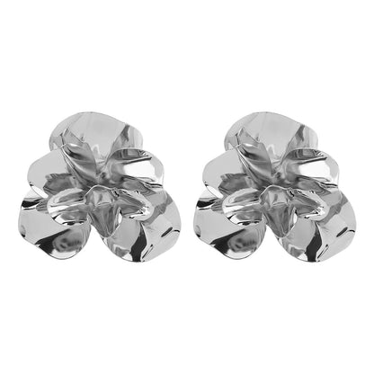 Retro Floral Earrings Alloy Fashion Flowers Style