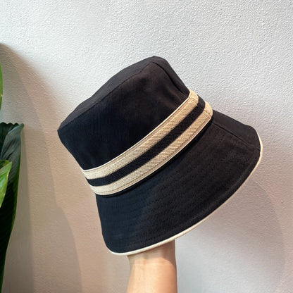 Sombreros de pescador con parasol y costuras de cinta sencillas para mujer