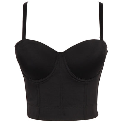 Women Fashion Solid Color Sling Corset