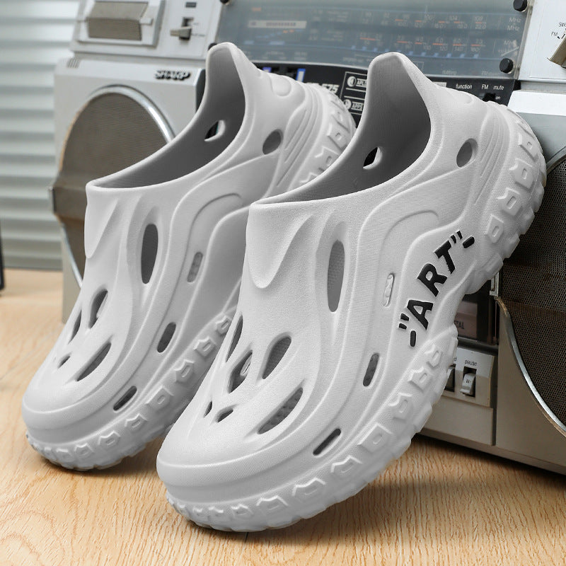 Zapatos casuales transpirables de color sólido y antideslizantes para hombre