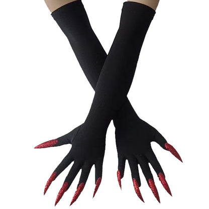 Halloween Party Performance Props Long Nails Ghost Gloves
