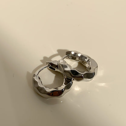 Women Retro Geometric Metal Earrings Alloy Trendy Jewelry