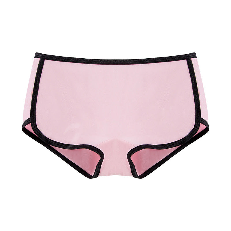 Pantalones cortos deportivos informales de algodón con bloques de colores y transpirables para mujer