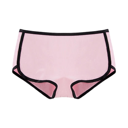 Pantalones cortos deportivos informales de algodón con bloques de colores y transpirables para mujer