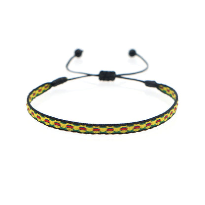 Bohemian Ethnic Ribbon Handwoven Bracelet