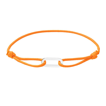 Women Fashion Simple Hand-Woven Single Ring Rope Adjustable Bracelet