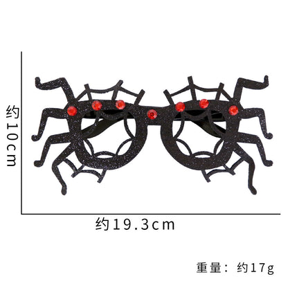 Décoration de fête d'Halloween avec des lunettes en plastique