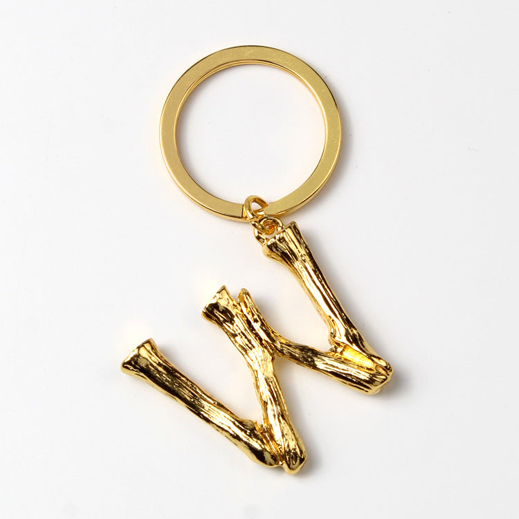 Fashion Creative Alphabet Keychain
