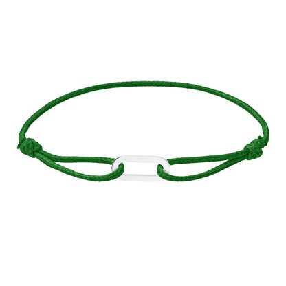 Women Fashion Simple Hand-Woven Single Ring Rope Adjustable Bracelet
