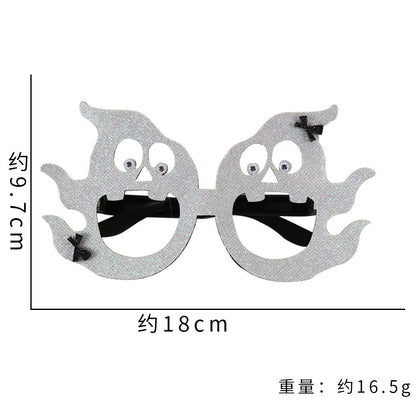 Décoration de fête d'Halloween avec des lunettes en plastique