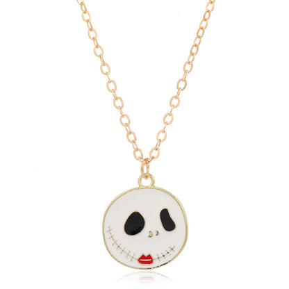 Halloween Women Cute Vintage Monster Necklace Pendant