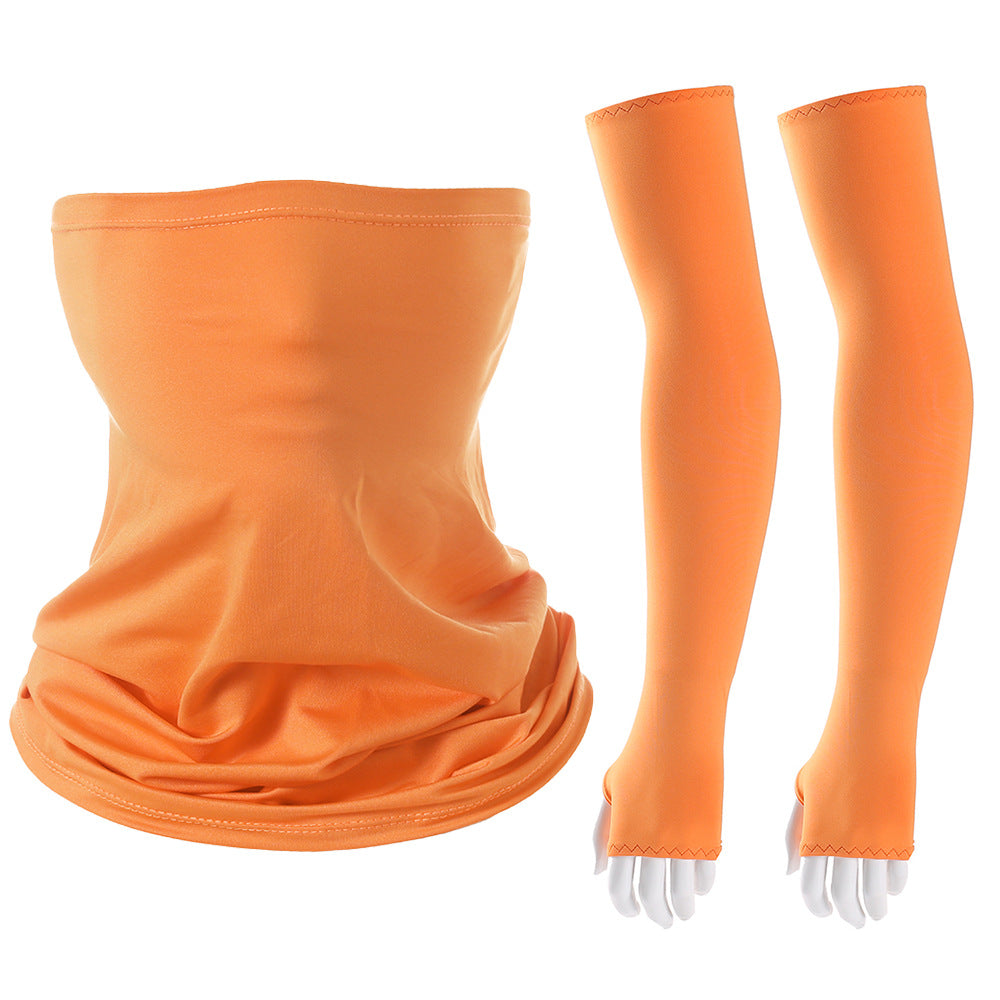 Conjunto de bufanda mágica de verano unisex para ciclismo con protección solar
