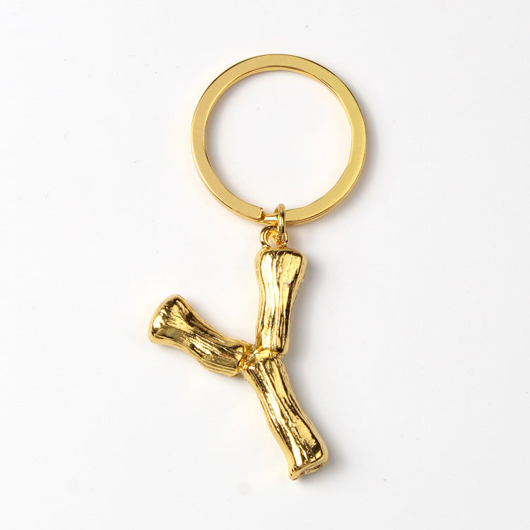 Fashion Creative Alphabet Keychain