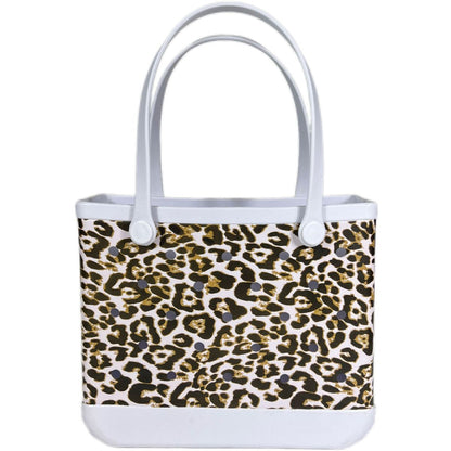 Sac de plage Eva imprimé à motif géométrique, fourre-tout polyvalent