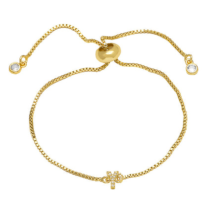 Fashion Adjustable Alphabet Bracelet for Women