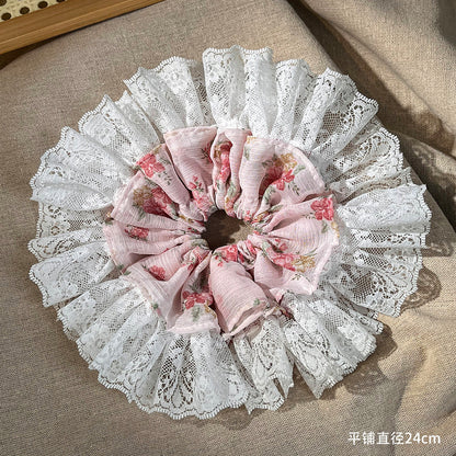 Coletero de encaje con estampado floral para mujer