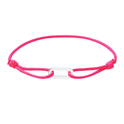 Women Fashion Simple Hand-Woven Single Ring Rope Adjustable Bracelet