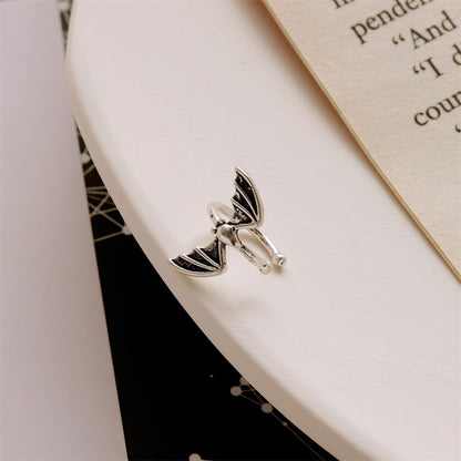 Halloween Women Cartoon Skeleton Pumpkin Bat Earrings