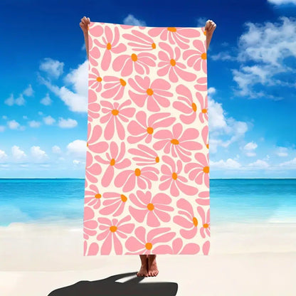Toalla de playa con estampado gráfico de mal de ojo